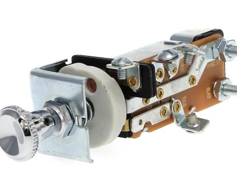 AMD Headlamp Switch Assembly, 6 Volt, 47-55 Chevy GMC Truck K-1995041