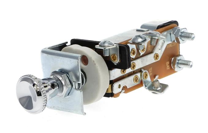 AMD Headlamp Switch Assembly, 6 Volt, 47-55 Chevy GMC Truck K-1995041