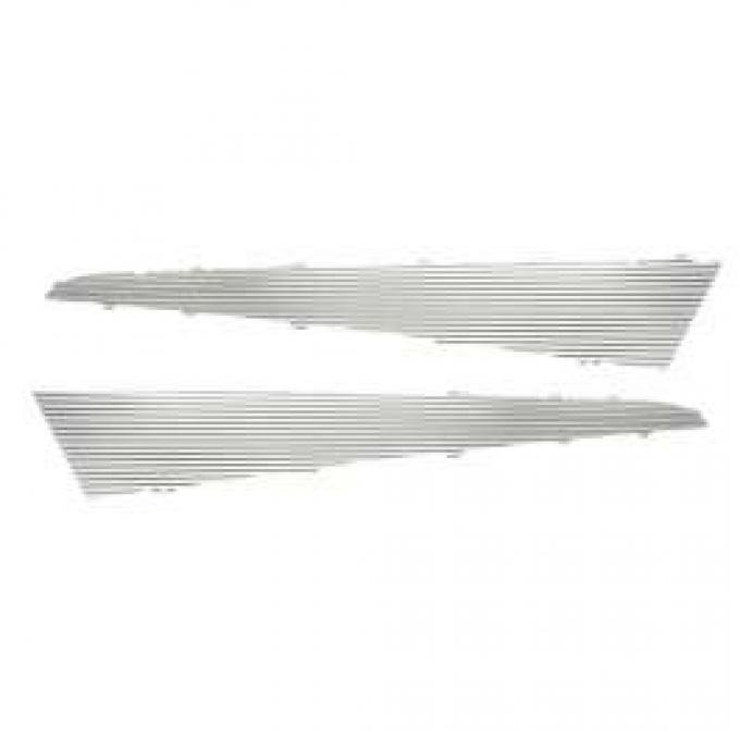 Chevy Quarter Panel Inserts, No Holes, Bel Air, 2-Door, 1957