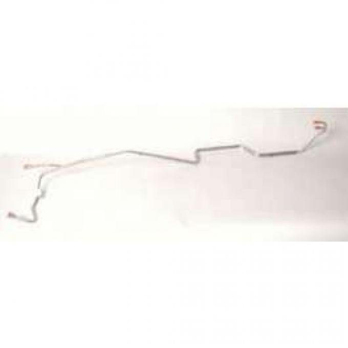 Chevy Transmission Cooling Lines, Stainless Steel, Powerglide, Small Block, 1955-1956