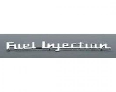 Chevy Fuel Injection Script Emblem, 1957