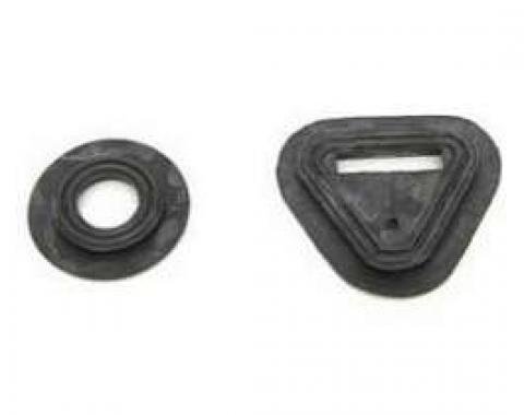 Chevy Dimmer Switch & Gas Pedal Carpet Grommets, 1955-1957
