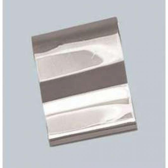 Chevy Lower Windshield Center Connector, Stainless Steel, 1955-1957