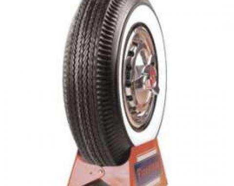 Chevy Tire, 750 x 14, With 2-1/4 Wide Whitewall, Firestone, 1957