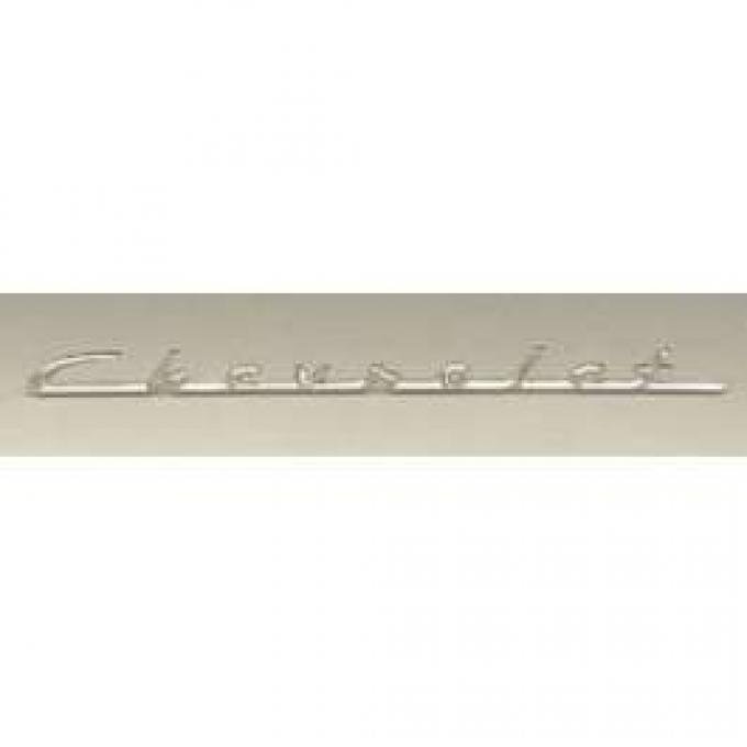 Chevy Chrome Script, 150 & 210, 1955-1956