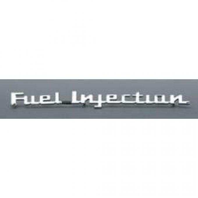 Chevy Fuel Injection Script Emblem, 1957