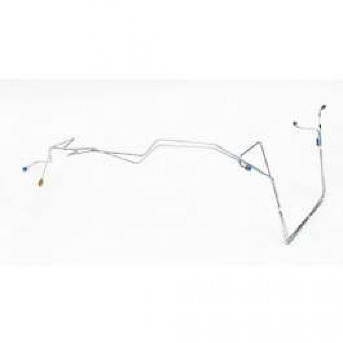 Chevy Brake Lines, Prebent, Front, Use With Power Brakes & GM Style Proportioning Valve, 1956-1957