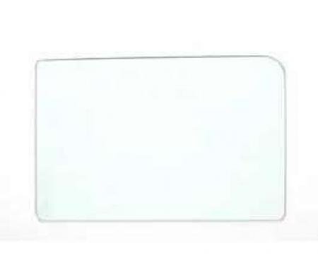 Chevy Front Door Glass, Clear, 4-Door Sedan Or Wagon, 1955-1957