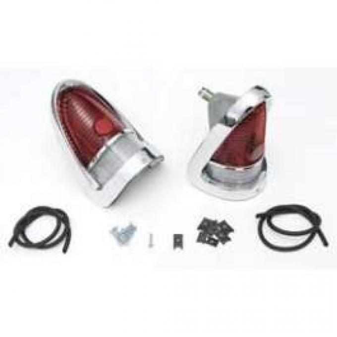 Chevy Taillight Assemblies, Complete, 1955