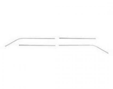 Chevy Interior Side Panel Trim Set, Stainless Steel, 210 2-Door Sedan, 1955