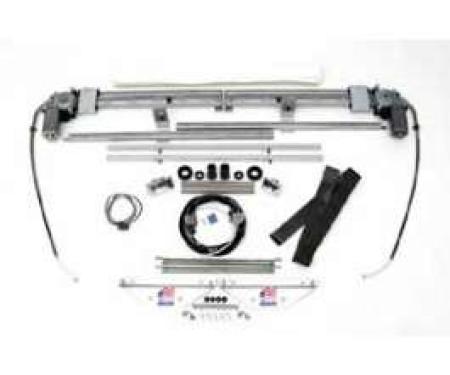 Chevy Power Window Kit, Vent Window Delete, 2-Door Sedan Or Wagon, Doors Only, 1955-1957