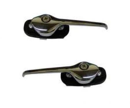 Chevy Convertible Top Latch Handle Hold Down Assemblies, 1955-1957