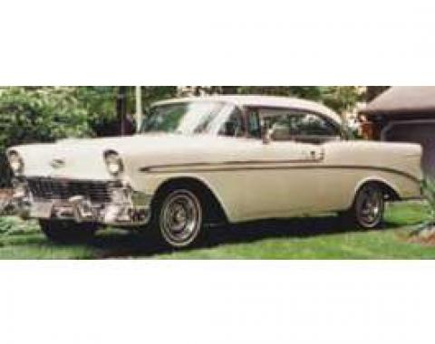Chevy Rear Glass, Clear, 2-Door Hardtop, 1955-1957