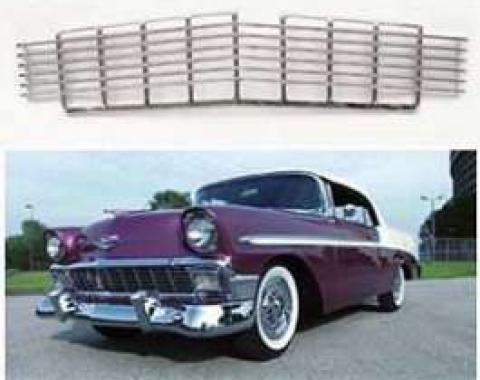 Chevy Grille, Chrome, 1956