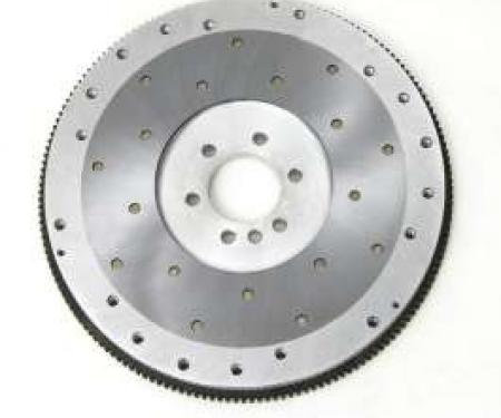 Chevy Flywheel, Manual Transmission, For Externally Balanced Engines, Aluminum, 1955-1957