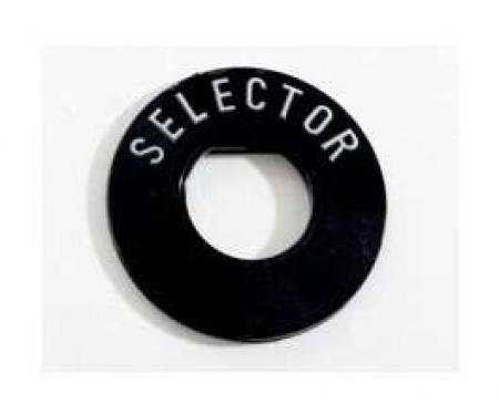 Chevy Radio Selector Insert, Plastic, 1955-1956