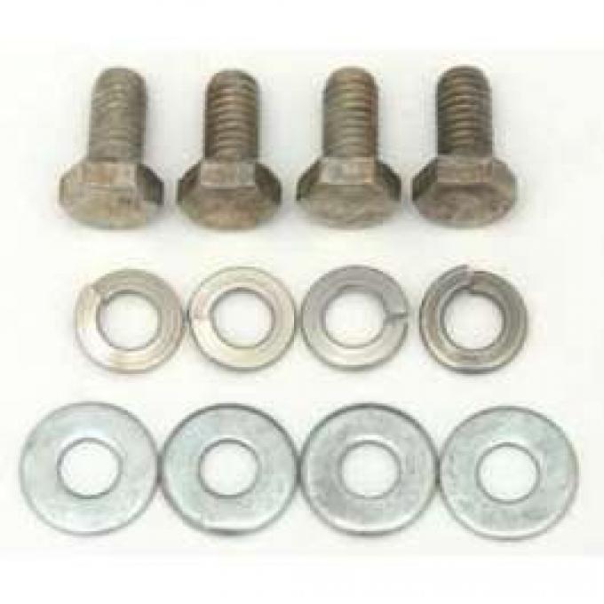 Chevy Hood Hinge To Hood Bolt & Washer Installation Kit, 1957
