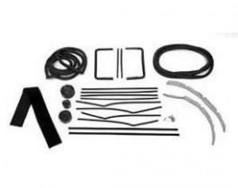 Chevy Glass Installation Kit, 2-Door Hardtop, Bel Air, 1955-1957