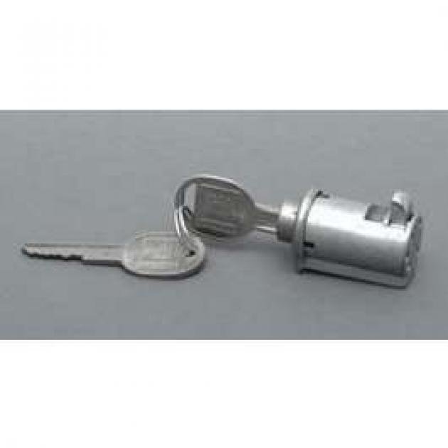 Chevy Glove Box Lock Set, With Late Style Keys, 19551957 Classic Chevy