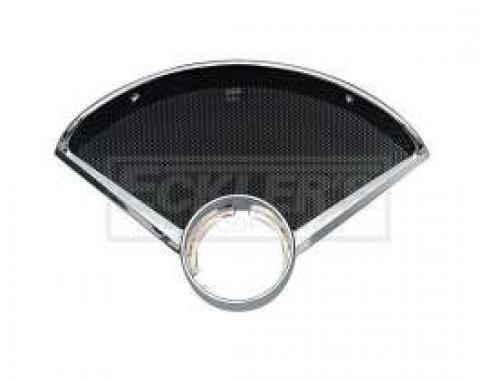 Chevy Dash Bezel, Clock & Speaker, 1955-1956