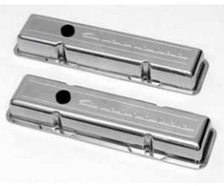 Chevy Valve Covers, Custom, Billet, Aluminum, Small Block, 1955-1957