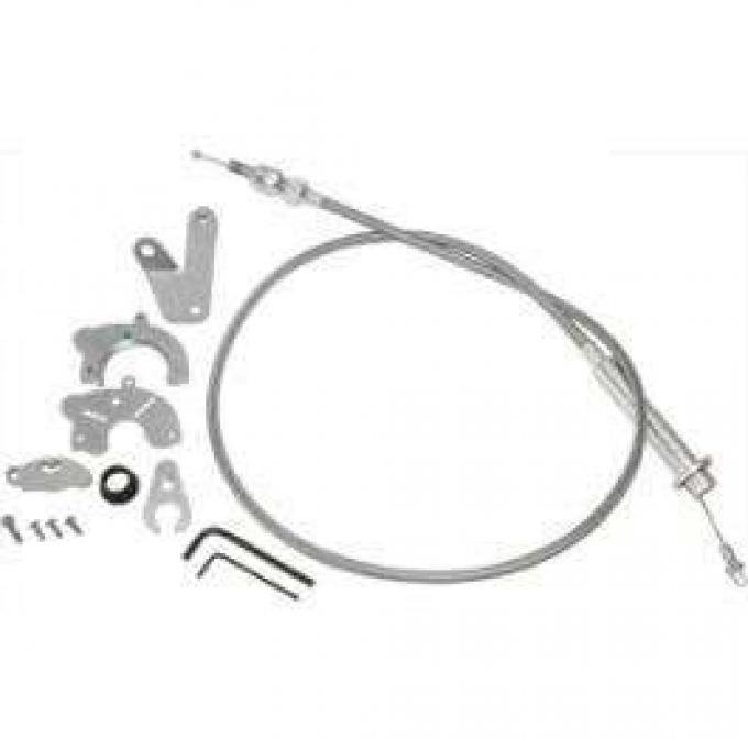 Chevy TV Cable Kit, LS1, LS2, LS3 And LS6 Engines, For 200R4 & 700R4 Transmissions, 1955-1957