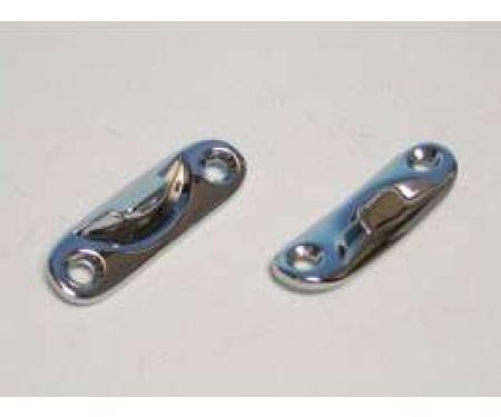 Chevy Convertible Top Handle Striker Plates, Best Quality 1955-1957