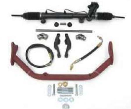 Chevy Rack & Pinion Deluxe Steering Kit, Small Block, With ididit Tilt Column & Column Shift, 1955-1957