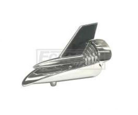 Chevy Hood Rockets, Chrome, Good, 1957