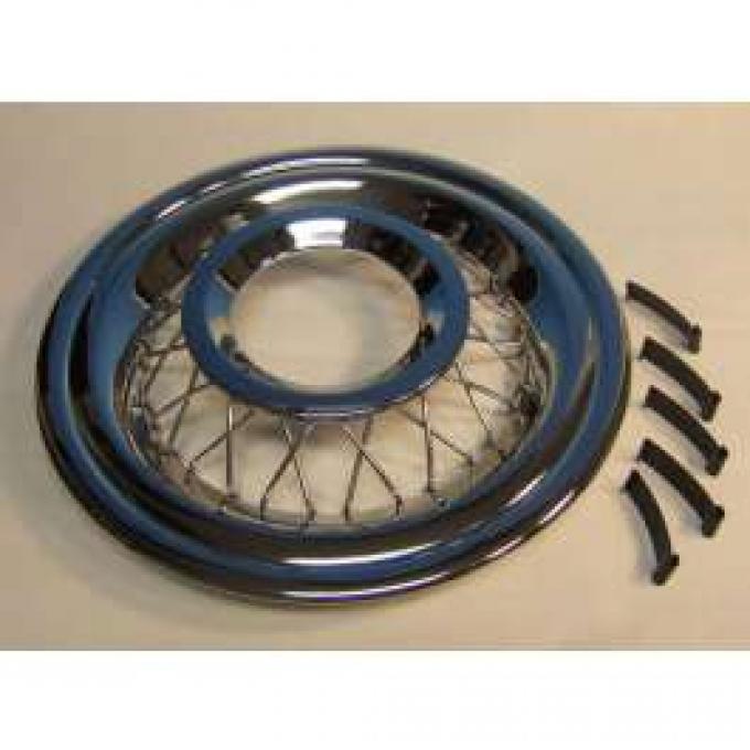 Chevy Wire Wheel Cover, Accessory, 1956