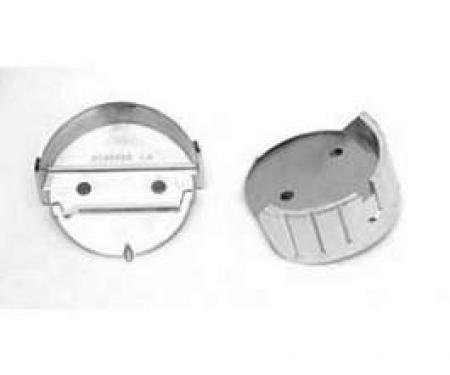 Chevy Hood Scoop Backing Plates, 1957