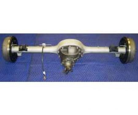 Chevy Rear End, 9, Complete, With 11 Drum Brakes & Stainless Steel Lines, 1955-1957