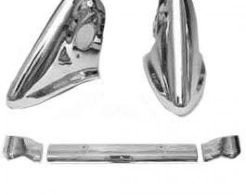 Chevy Bumper Set, Rear, 5-Piece, 1956