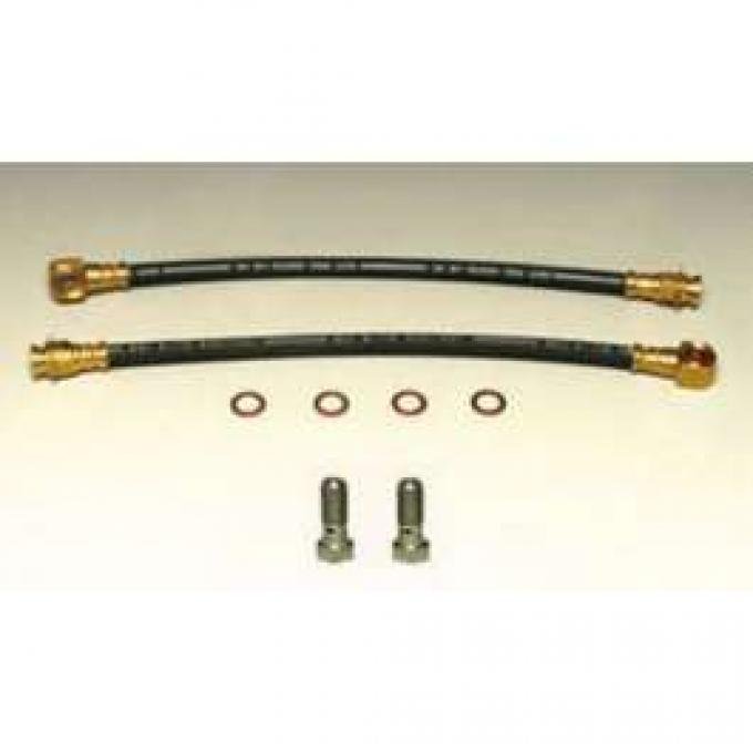 Chevy Front Disc Brake Hose Kit, 1955-1957