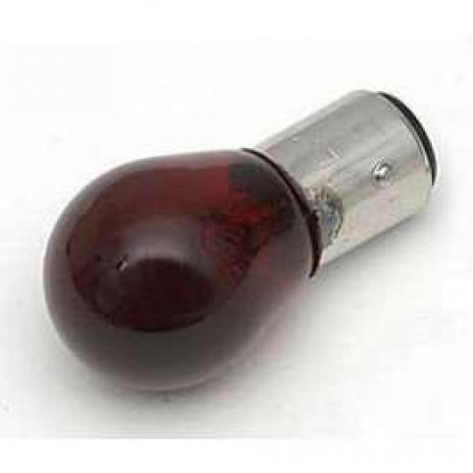 Chevy Taillight & Brake Light Bulb, Red, 1955-1957