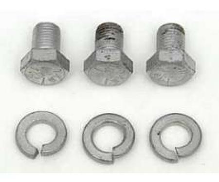 Chevy Harmonic Balancer Pulley Bolts, Small Block, 1955-1957