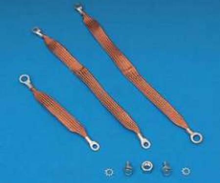 Chevy Ground Wire Strap Kit, 1955-1957