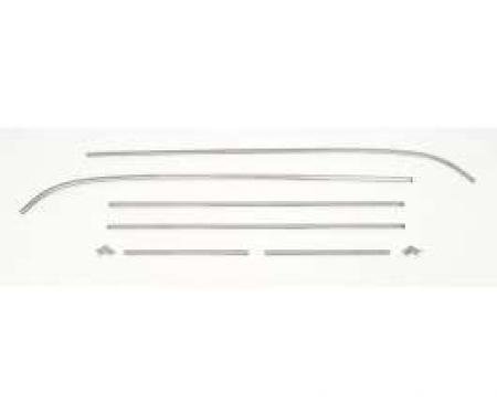 Chevy Interior Door & Side Panel Trim Set, Stainless Steel,210 2-Door Sedan, 1957