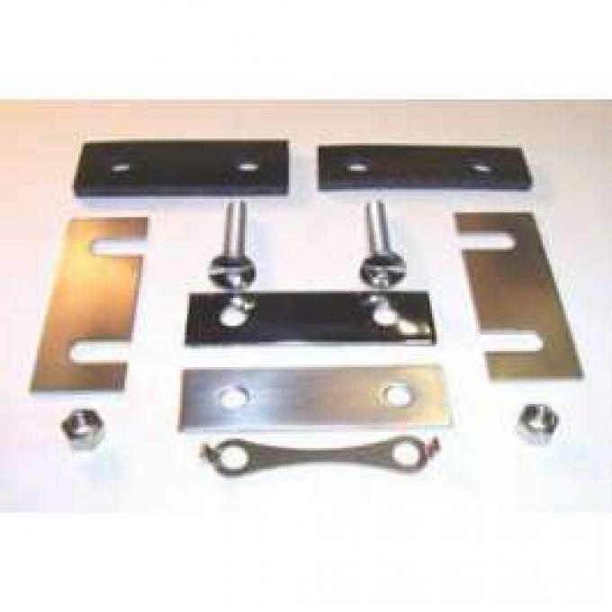 Chevy Radiator Core Support Hardware Kit, Stainless Steel, 1955-1957