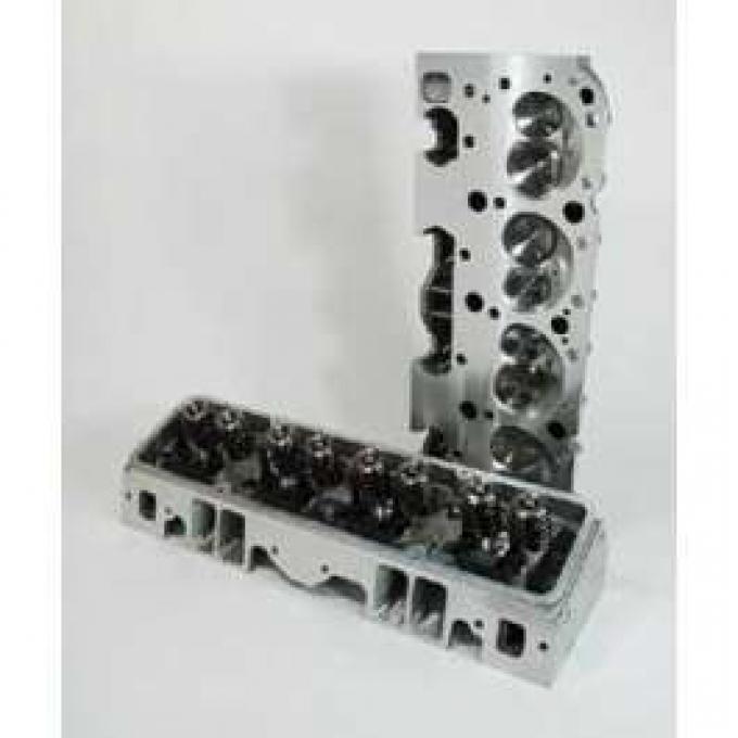 Chevy Cylinder Heads, Angle Plug, Small Block, Aluminum, Patriot Performance, 1955-1957