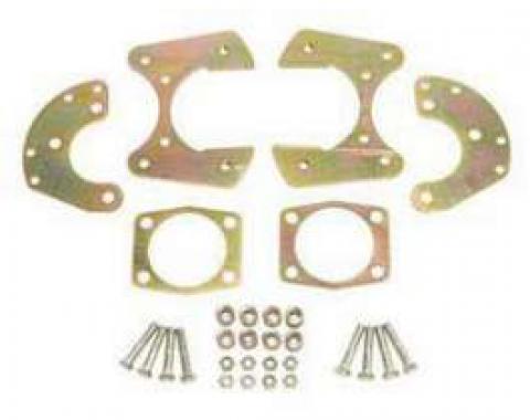 Chevy Rear Disc Brake Bracket Kit, For 9 Ford, With 1, 2 T-Bolts, 1955-1957
