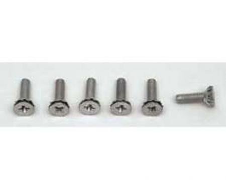 Chevy Door Hinge Screw Set, Rear, 4-Door, 1955-1957