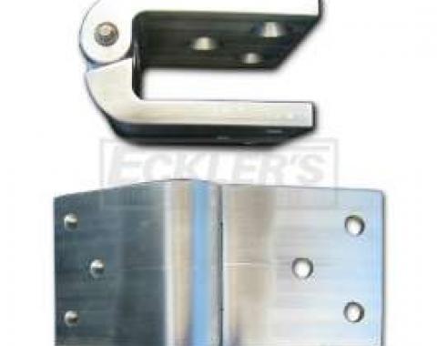 Chevy Tailgate Hinges, Billet Aluminum, For Wagon, 1955-1957