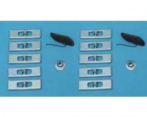 Chevy Rocker Molding Clip Set, Bel Air, 1957