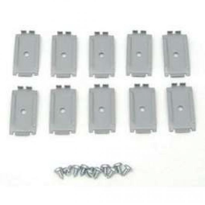 Chevy Rocker Molding Clip Set, 1956