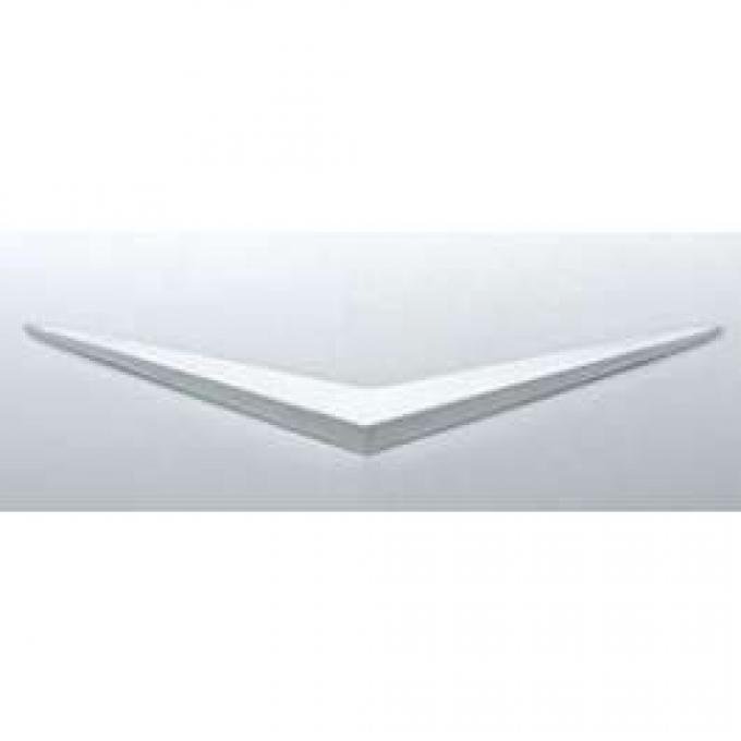 Chevy V Hood Emblem, Front, Chrome, Best Quality, 1956