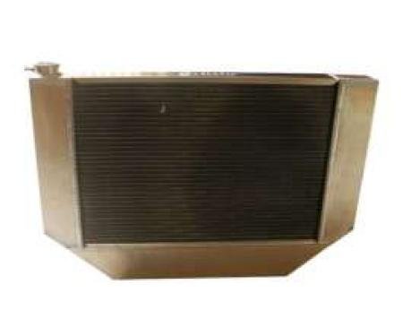 Chevy Cross-Flow Radiator, Aluminum, Griffin, 1955-1957