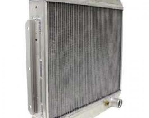 Chevy Aluminum Radiator, V8 Position, 1955-1957