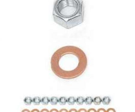 Chevy Rear End Housing Washer & Nut Kit, 1955-1957
