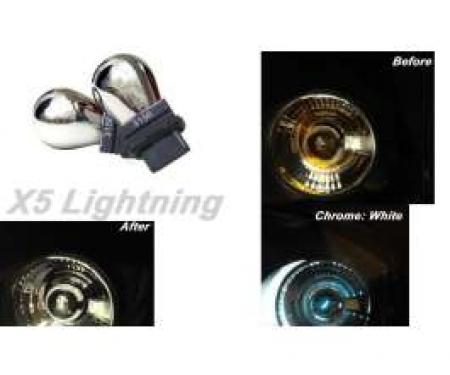 Light Bulbs, 3156, Chrome X5 Lightning White Silver Stealth